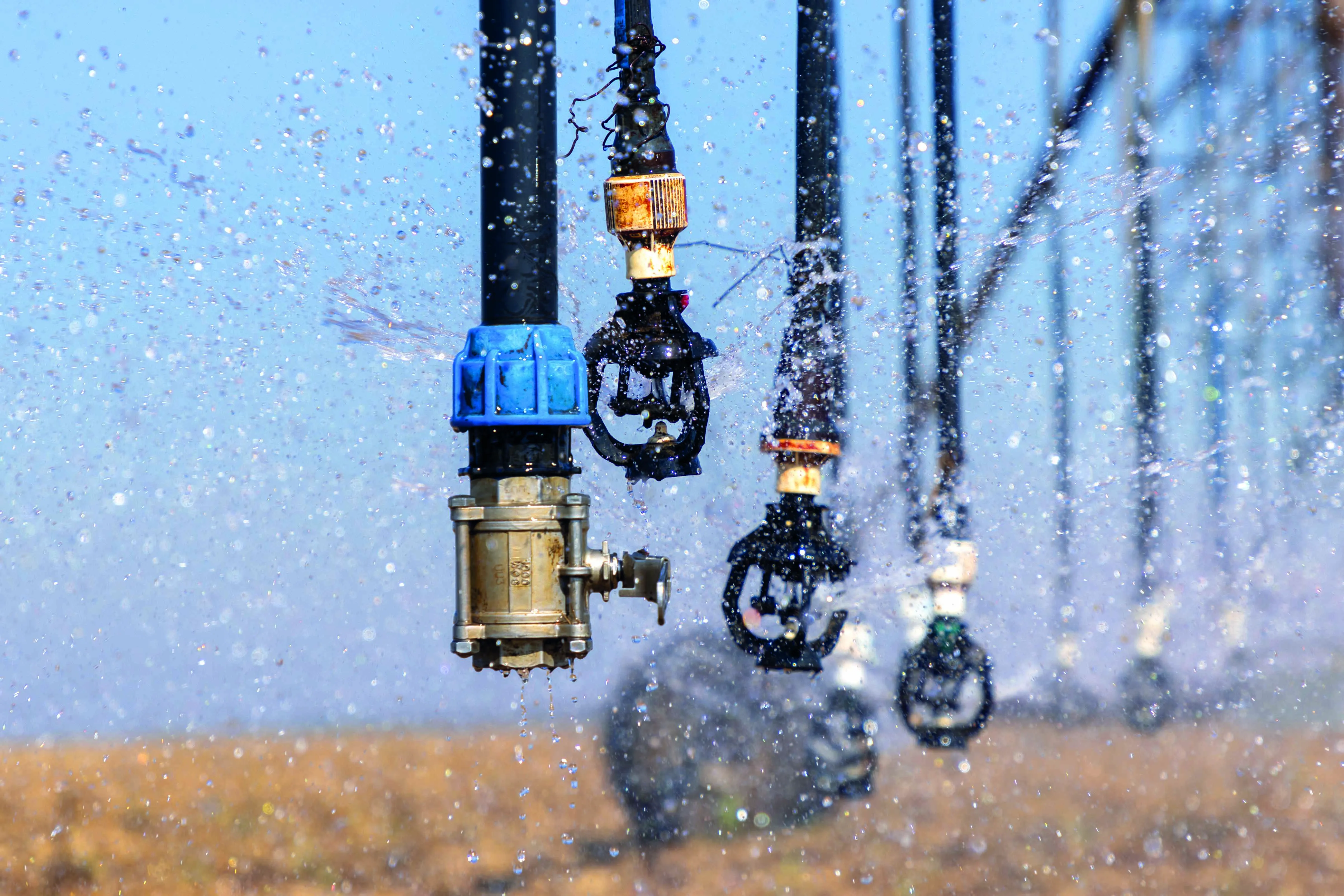  sugar cane irrigation system at the Ubombo estate in Eswatini