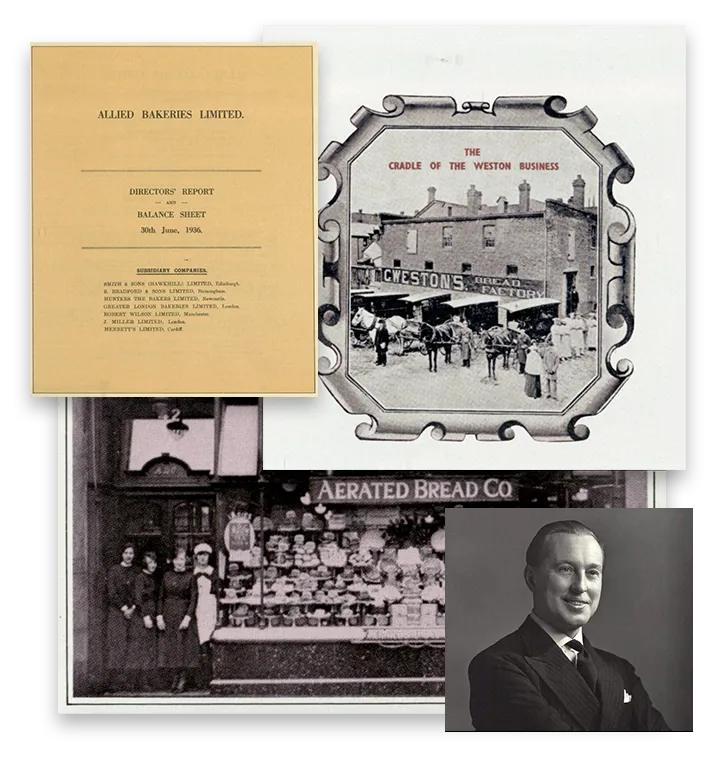Allied Bakeries, the forerunner to ABF, is established by Garfield Weston