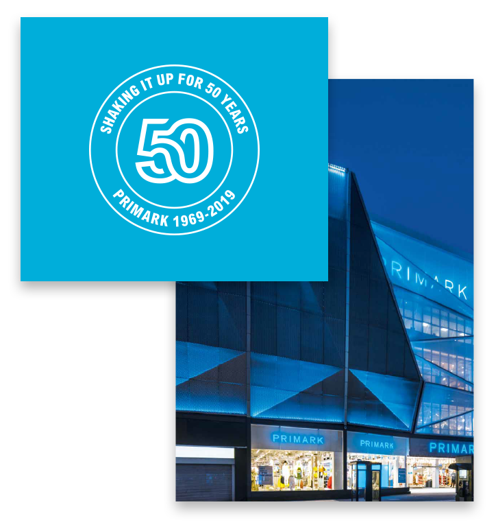 Primark celebrates 50th anniversary 