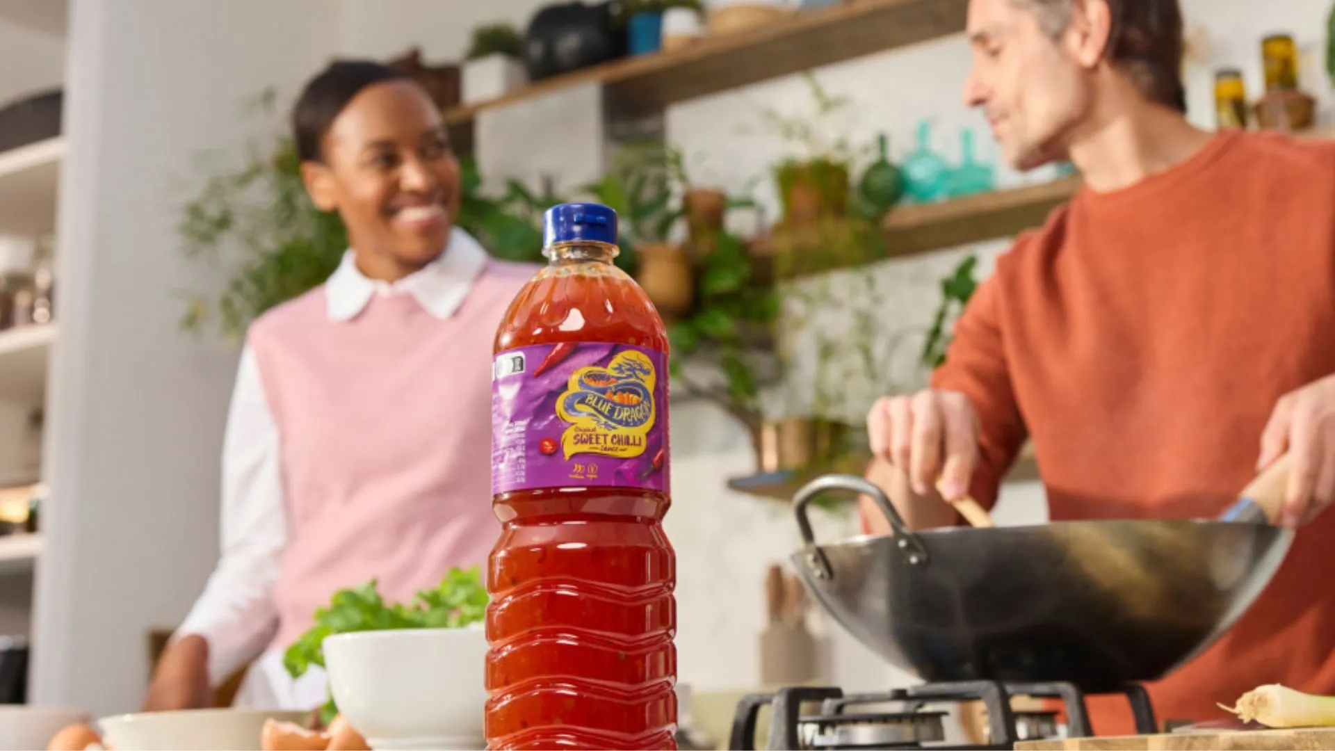 Blue Dragon’s Original Sweet Chilli sauce in a PET bottle 