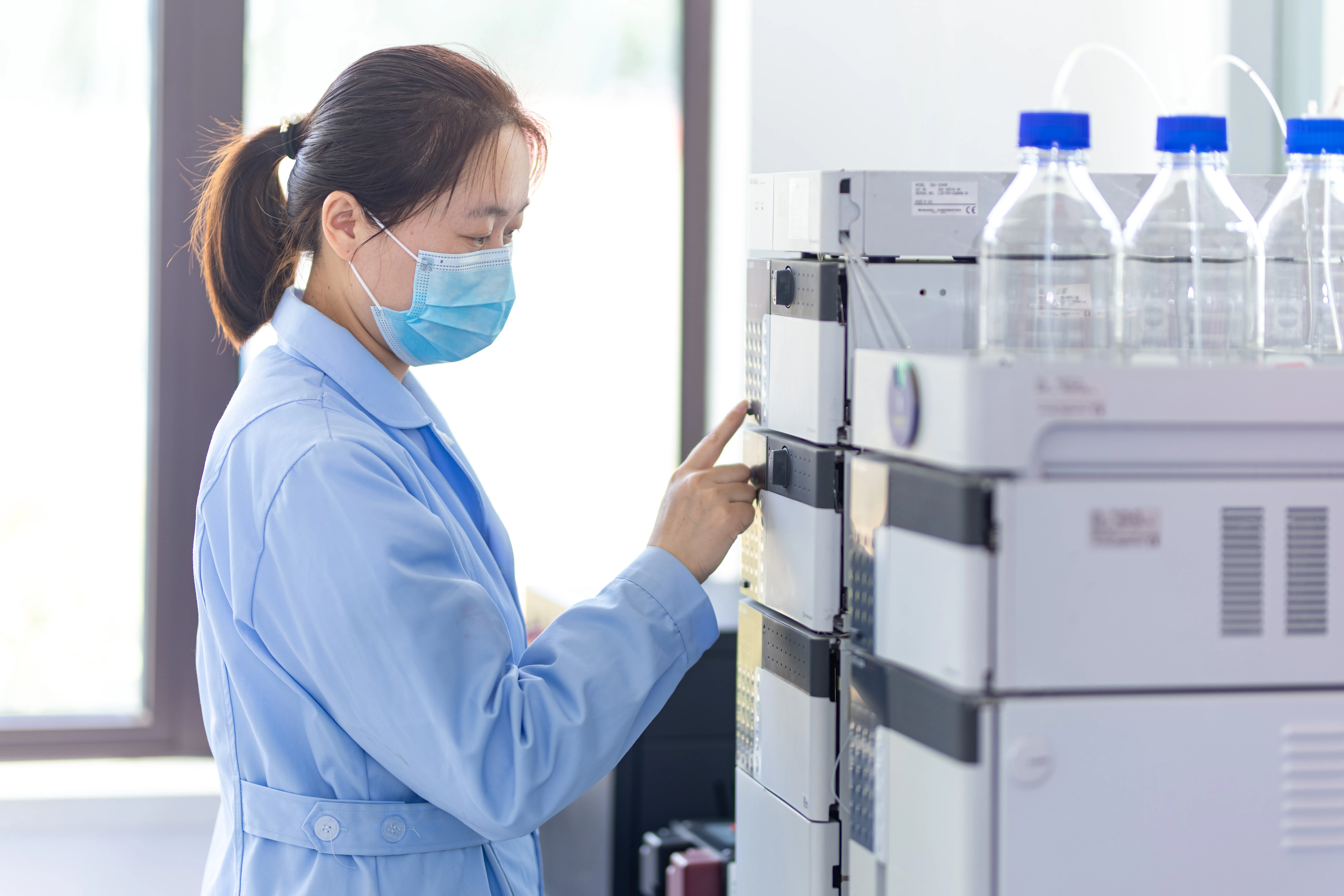 A colleague at our Anhui Mill in China