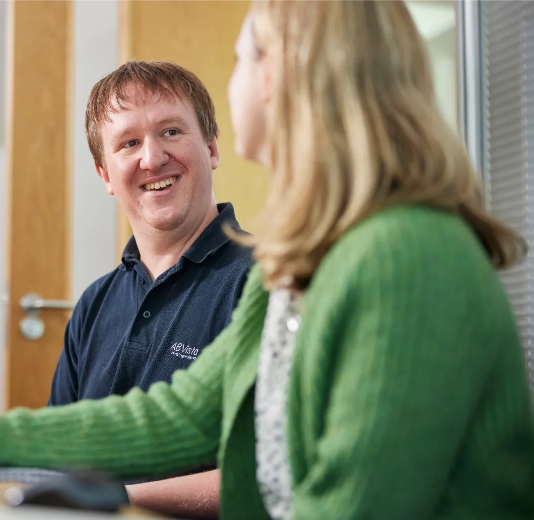 AB Vista colleagues, Ystrad Mynach, Wales