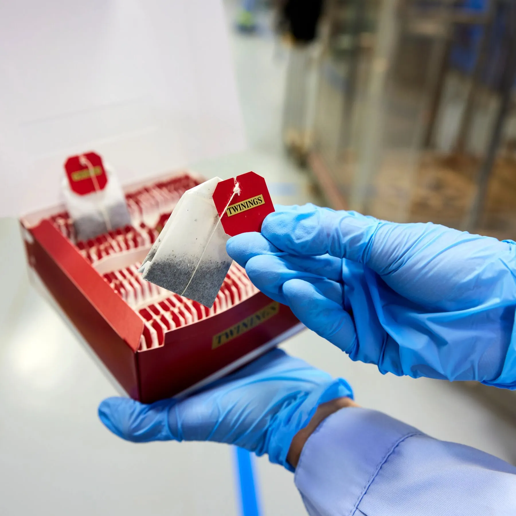  English Breakfast teabags produced at the Twinings manufacturing facility in Swarzędz, Poland