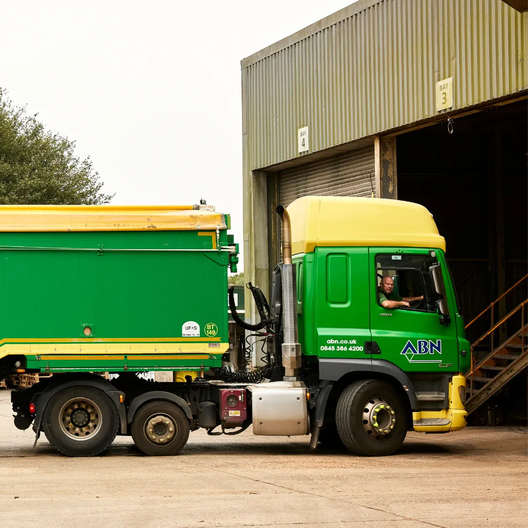 ABN delivery at our feed mill in Enstone, UK