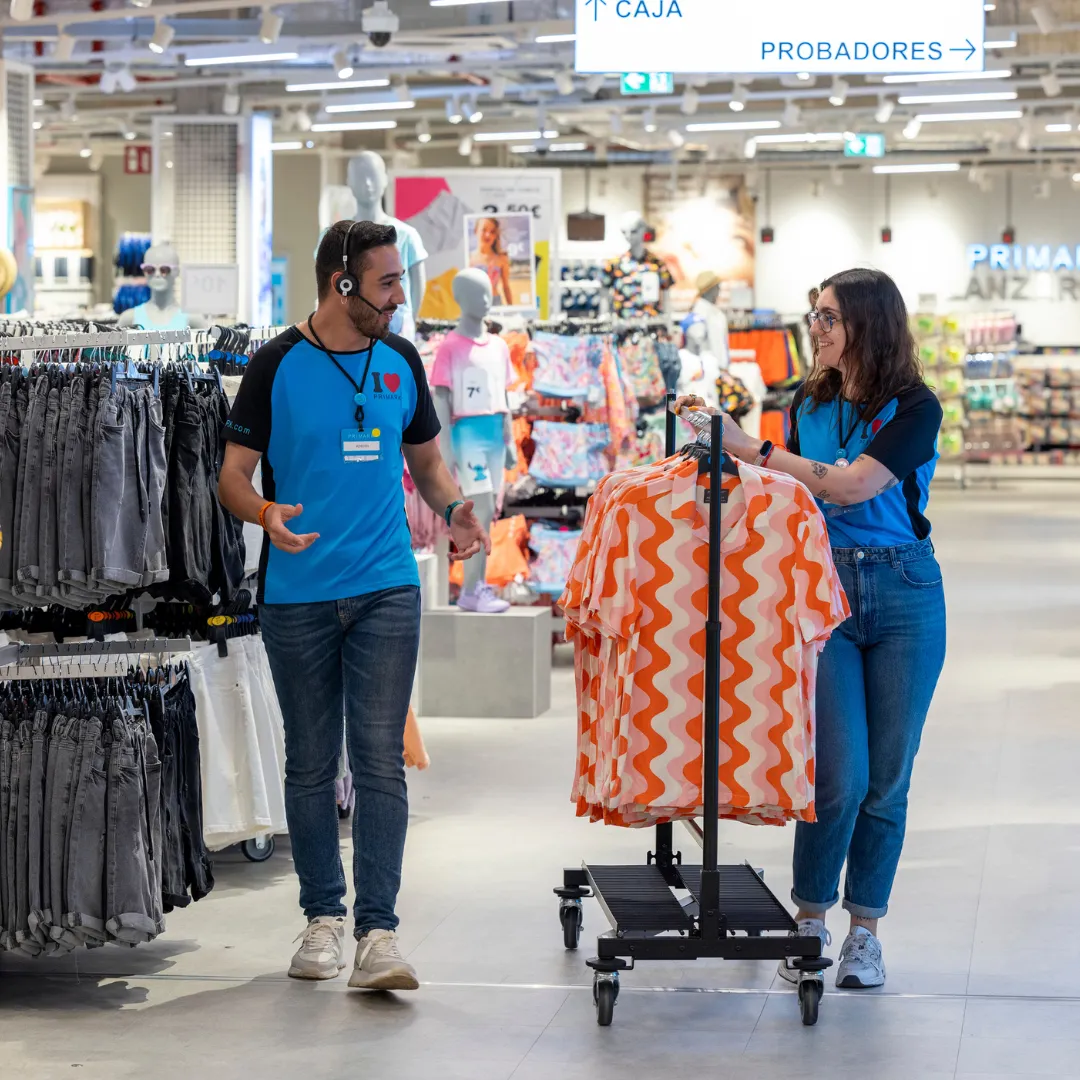 Primark colleagues at the store in Lanzarote, Spain
