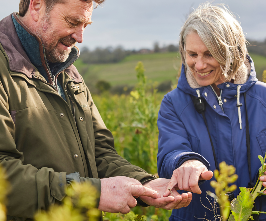 A Jordans Farm Partnership farm in Hampshire, UK