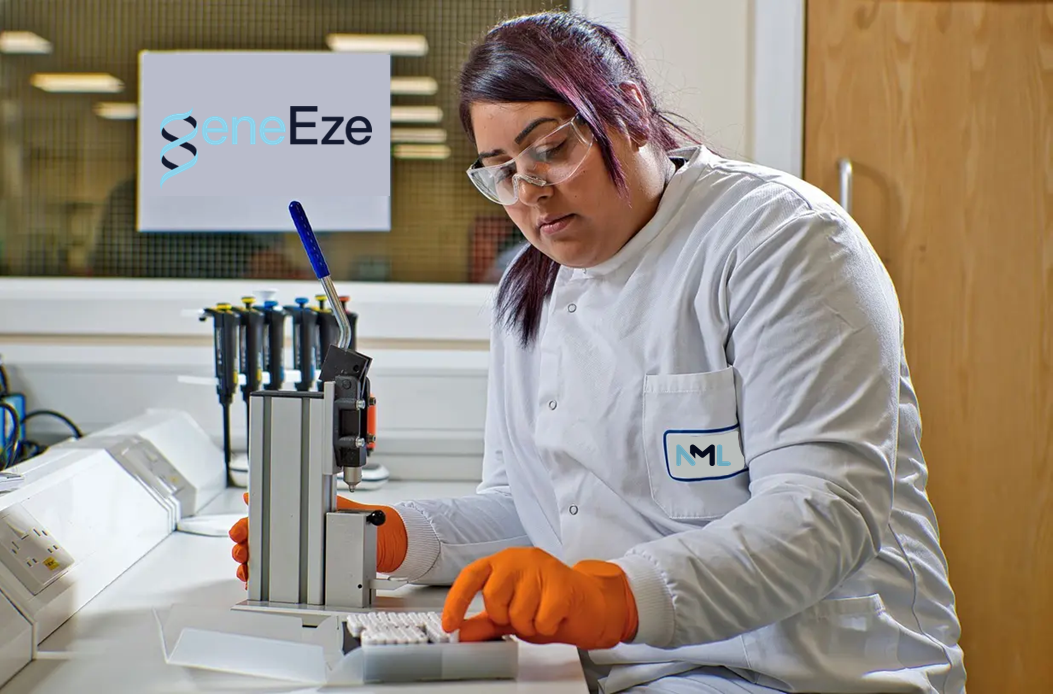 Milk testing at NMR laboratory in Wolverhampton, UK