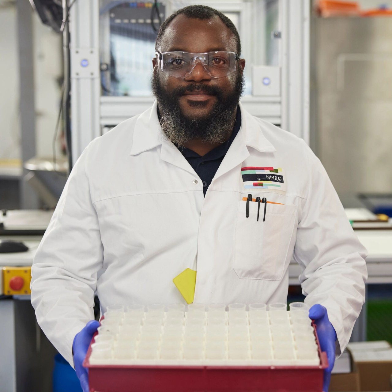 A laboratory team leader at National Milk Records, Four Ashes, UK