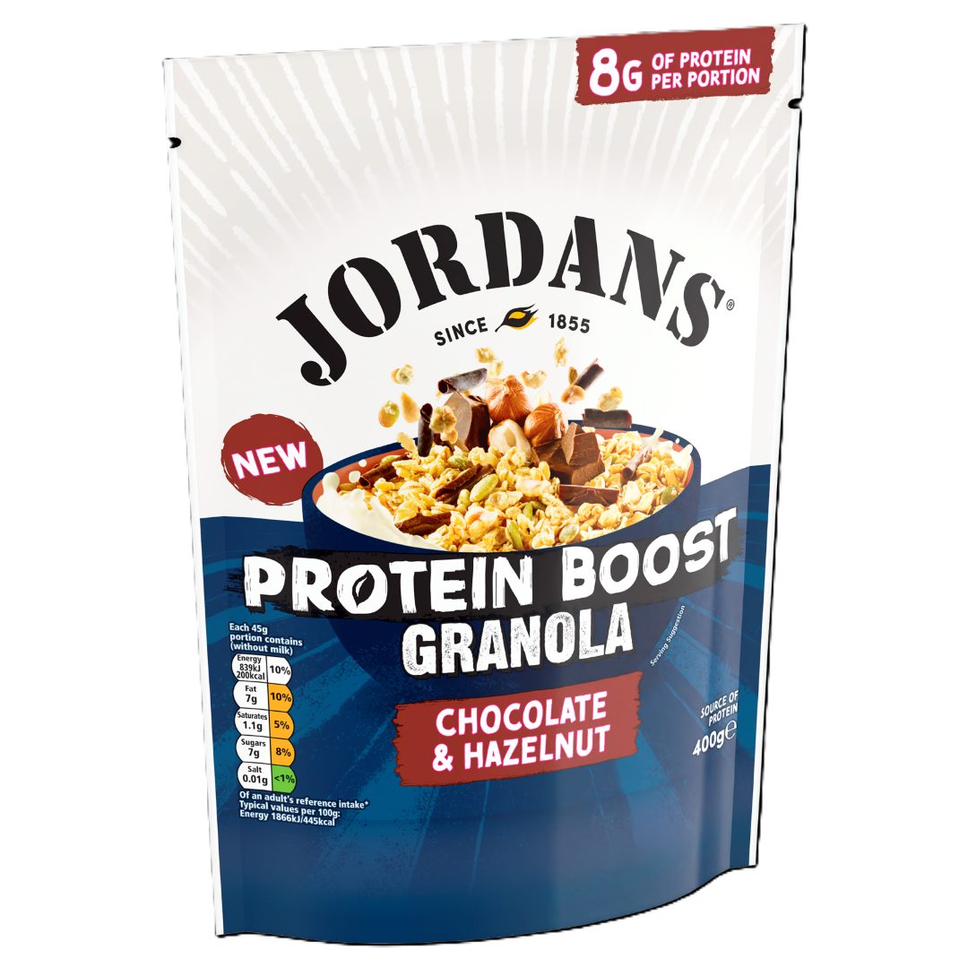 Protein Boost Granola developed by Jordans and launched in 2025