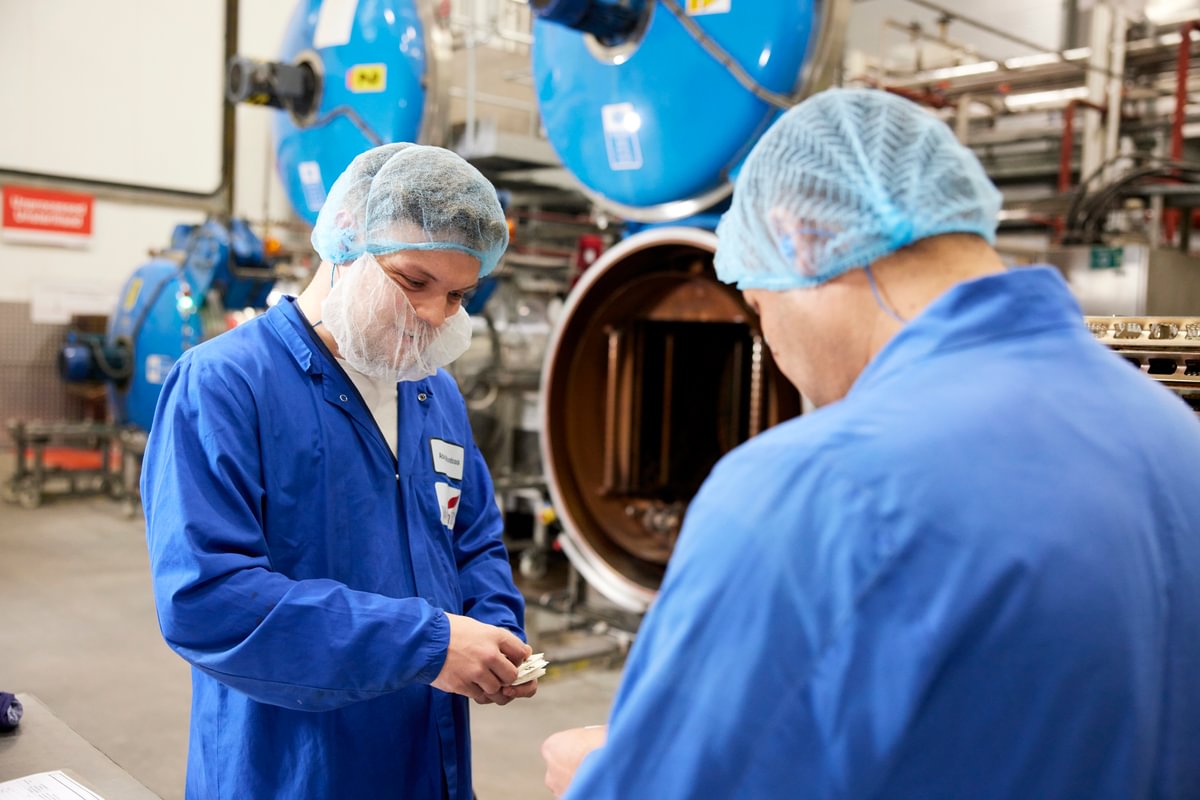 Production colleagues at Westmill's noodle factory in Trafford, UK