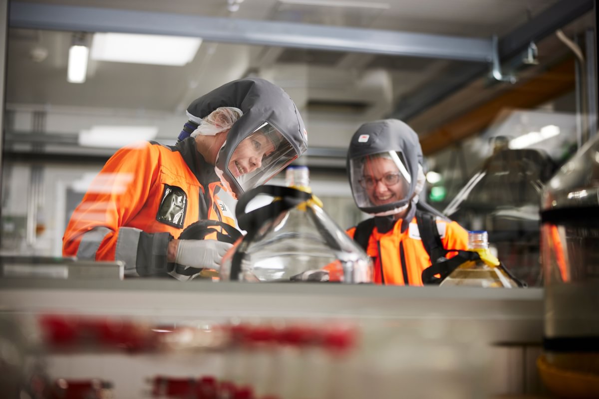 Lab colleagues at AB Enzymes, Rajamäki, Finland 