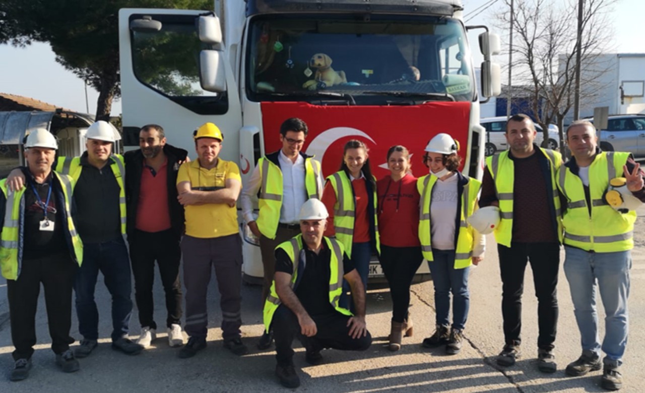 AB Mauri Maya employees participating in the humanitarian effort to aid survivors and support affected communities in response earthquake in Türkiye in February 2023