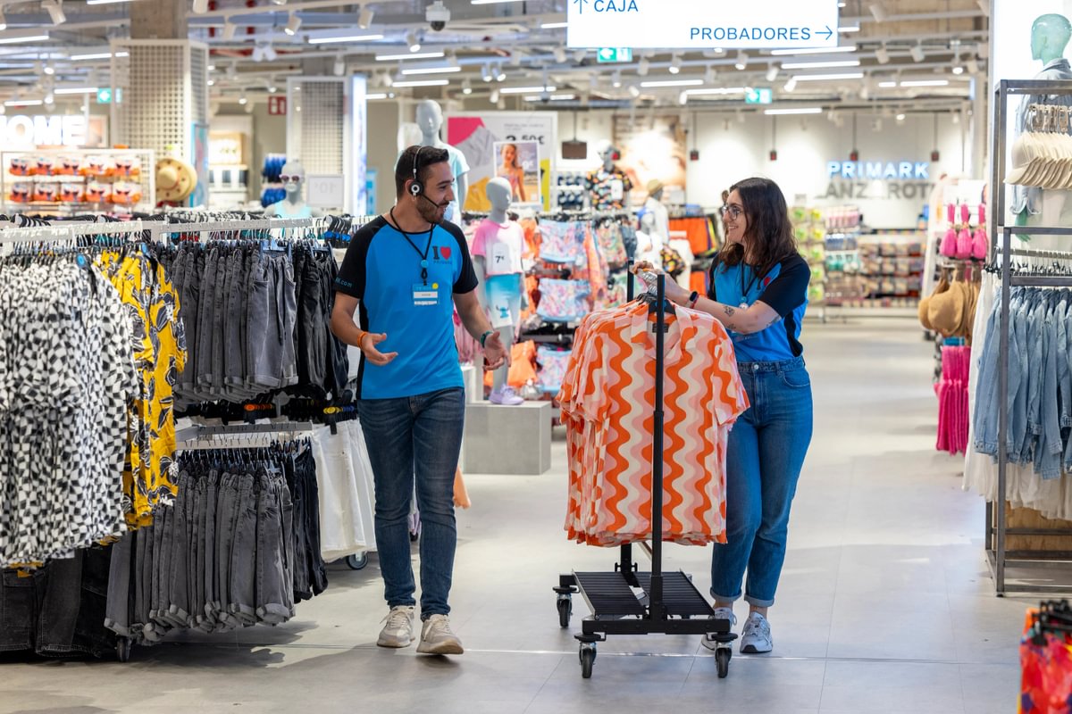 Primark colleagues at the store in Lanzarote, Spain