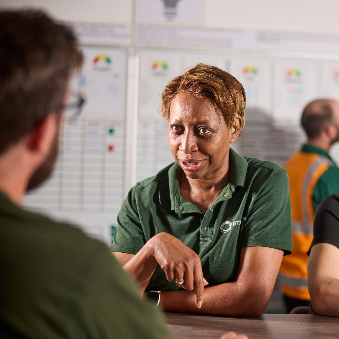 British Sugar colleagues at the Wissington sugar factory, UK. 